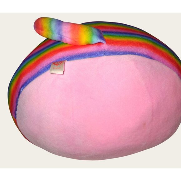 Rainbow Unicorn Cat Plush Stuffed Animal Pillow TY Large - Picture 8 of 10